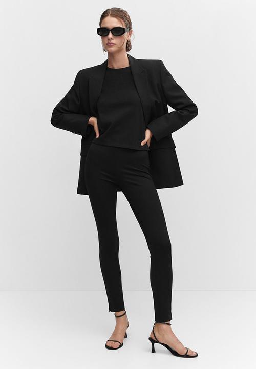 MANGO - Leggings Bon - Black