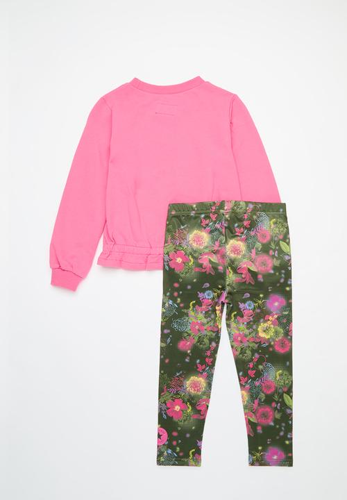 Converse - Converse graphic crew and leggings set - converse utility