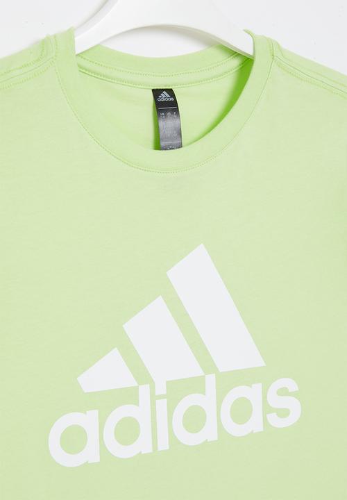 adidas Originals - U bos 3 tee - pulse lime/white
