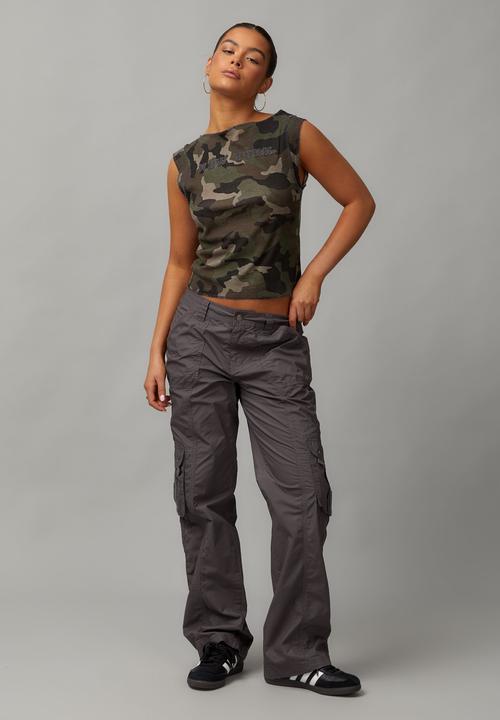 Factorie - Cap Sleeve Tank - Camo/New York