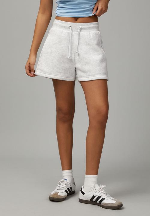 Factorie - Jordan Fleece Short - Silver Marle