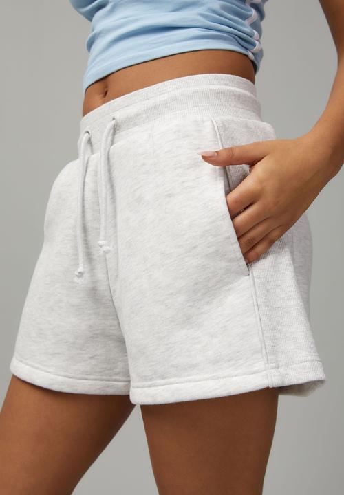 Factorie - Jordan Fleece Short - Silver Marle
