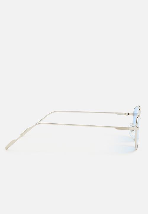 Superbalist - Candice aviator sunglasses - silver & blue