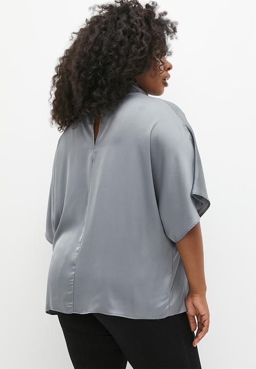 edit - Basic satin shell - grey
