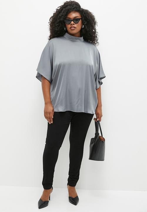 edit - Basic satin shell - grey