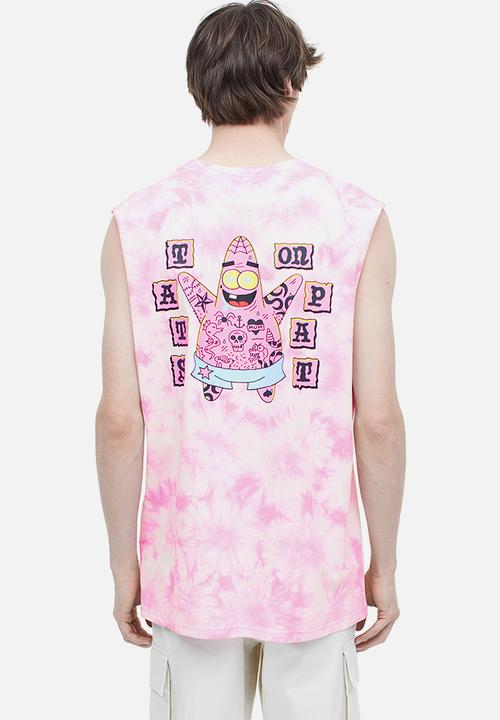 H&M - Printed vest top - pink/spongebob