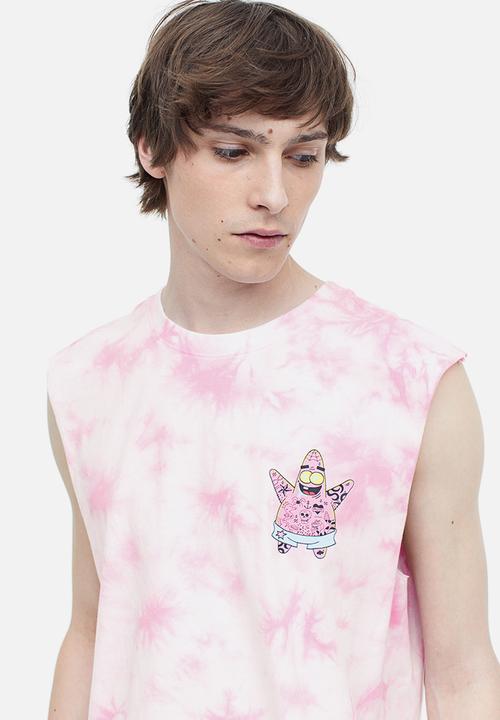 H&M - Printed vest top - pink/spongebob