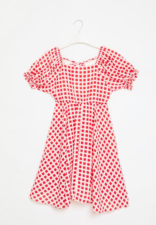 Pop Candy - Gingham dress - red