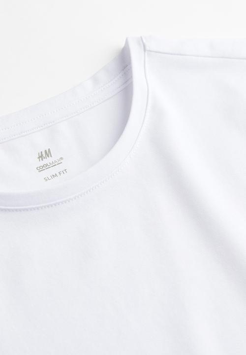H&M - Coolmax® slim fit t-shirt - white
