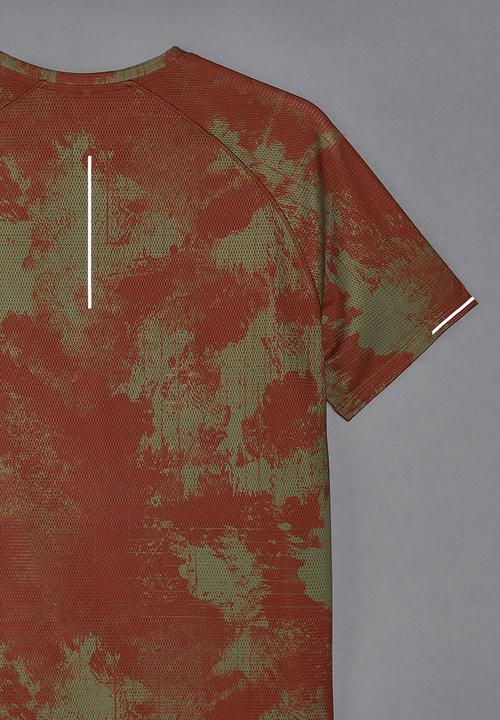 H&M - Drymove™ running top - brick red/patterned