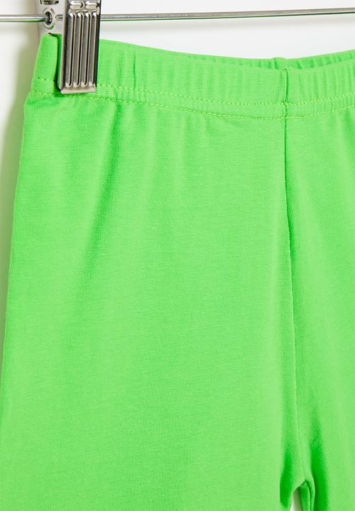 Pop Candy - Short leggings - green