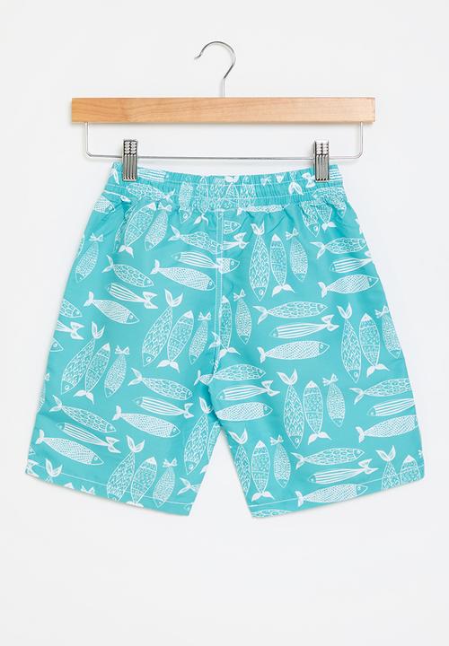 Pop Candy - Printed boardshort - blue