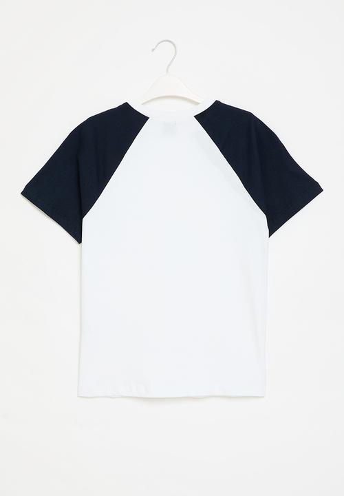 Rebel Republic - Reglan tee - navy/white