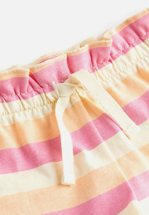 H&M - Terry shorts - pink striped