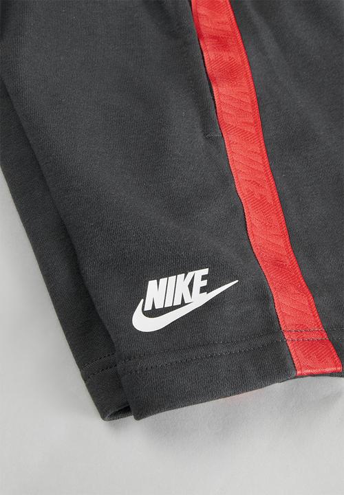 Nike - Nike sportswear club tape tee and shorts set - anthracite