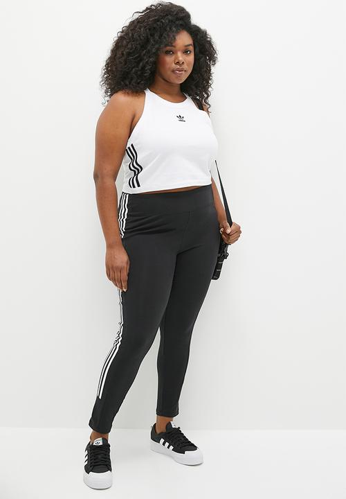 adidas Originals - Plus crop racer w - white