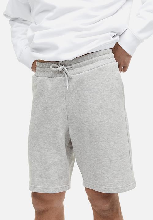 H&M - Regular fit sweatshorts - light grey marl