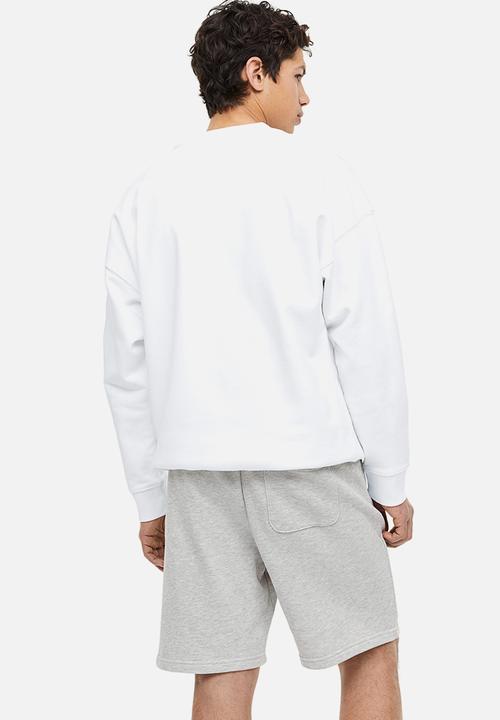 H&M - Regular fit sweatshorts - light grey marl