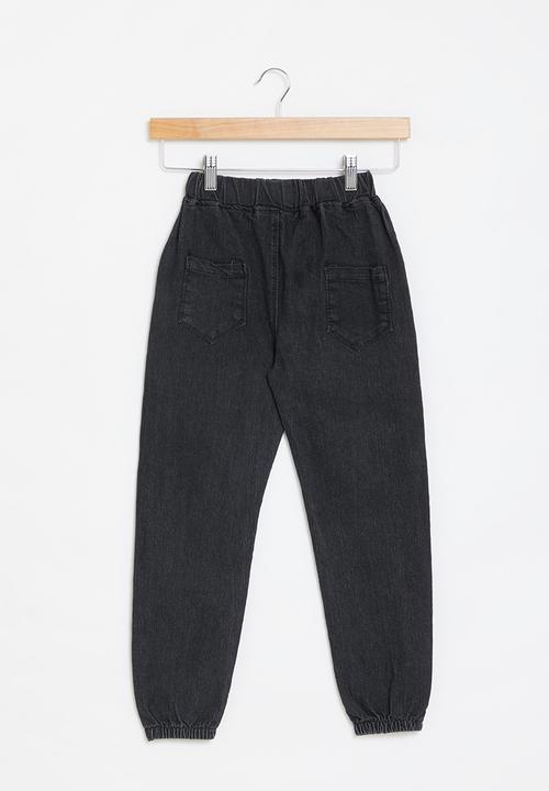Pop Candy - Cuffed pants - black