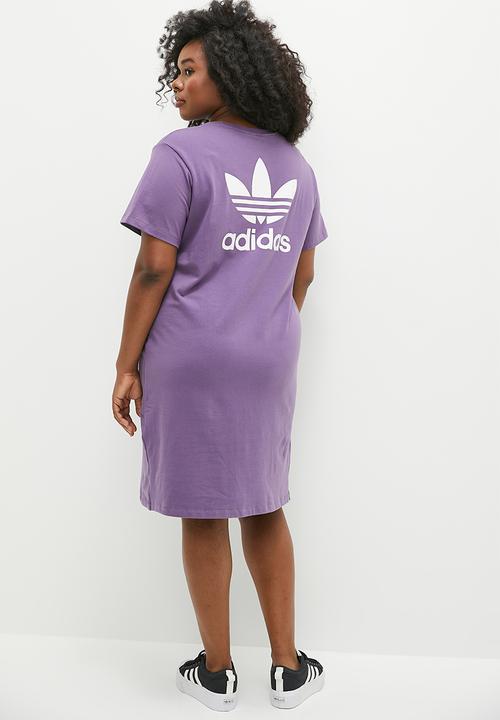 adidas Originals - Plus bg trf tee dress - shadow violet