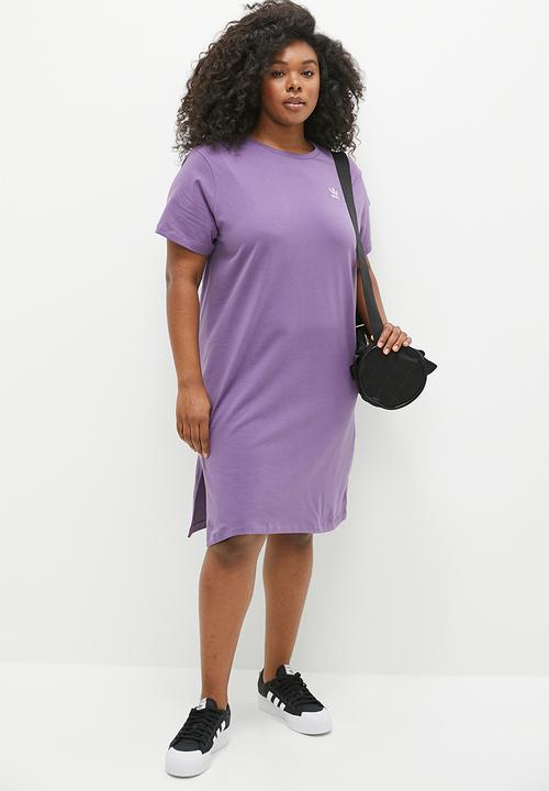 adidas Originals - Plus bg trf tee dress - shadow violet