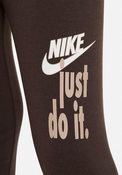 Nike - Nike premium essentials hoodie and leggings set - baroque brown