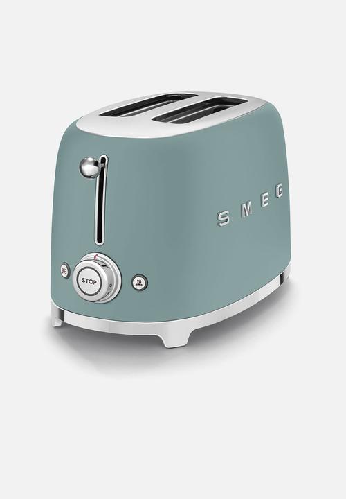 smeg - 50's Retro Style 2 Slice Toaster - Matt Emerald Green