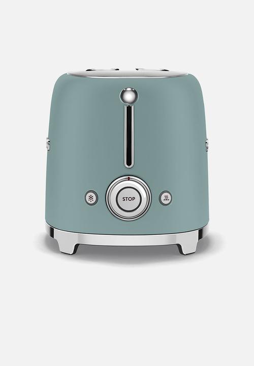 smeg - 50's Retro Style 2 Slice Toaster - Matt Emerald Green