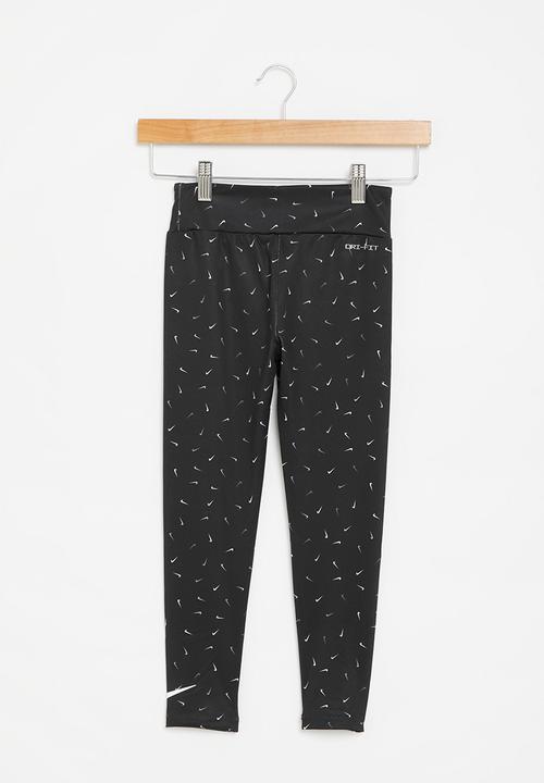 Nike - Nike swoosh leggings - black