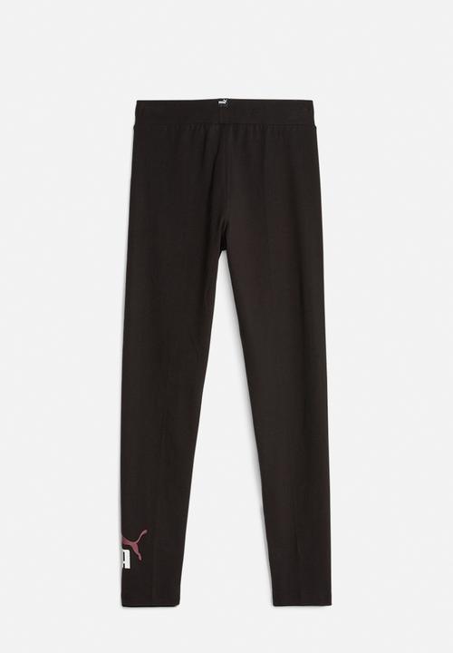 PUMA - Ess logo leggings g - puma black & peach smoothie