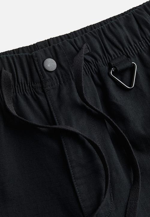 H&M - Relaxed fit ripstop cargo shorts - black