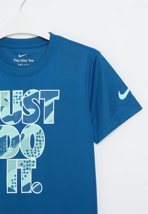 Nike - Nike dri-fit just do it tee - industrial blue