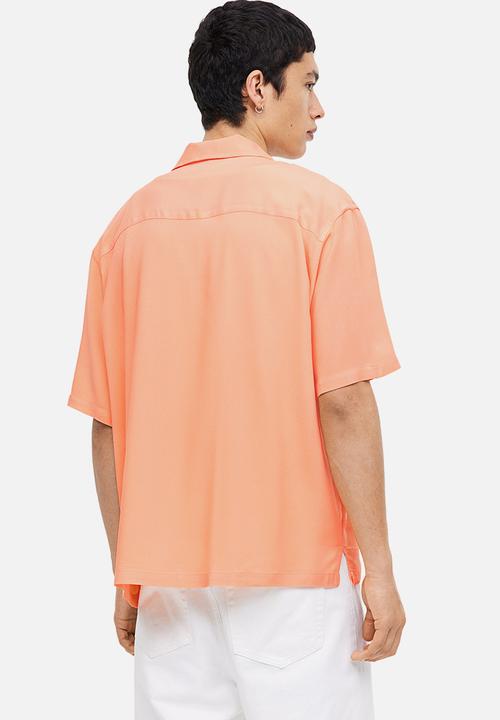 H&M - Relaxed fit resort shirt - apricot