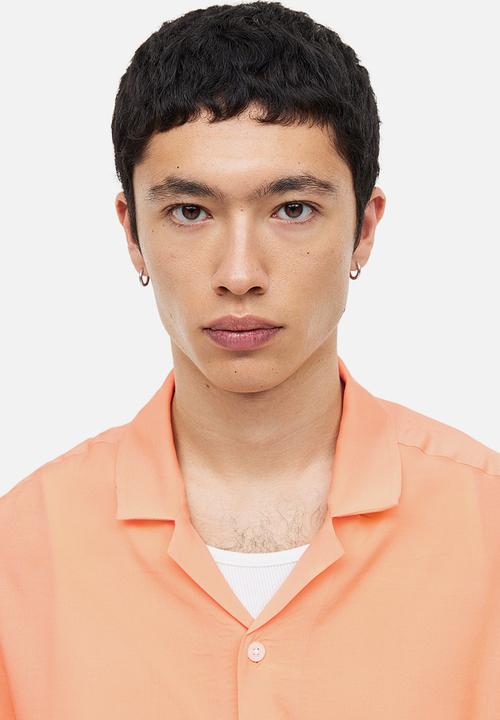 H&M - Relaxed fit resort shirt - apricot