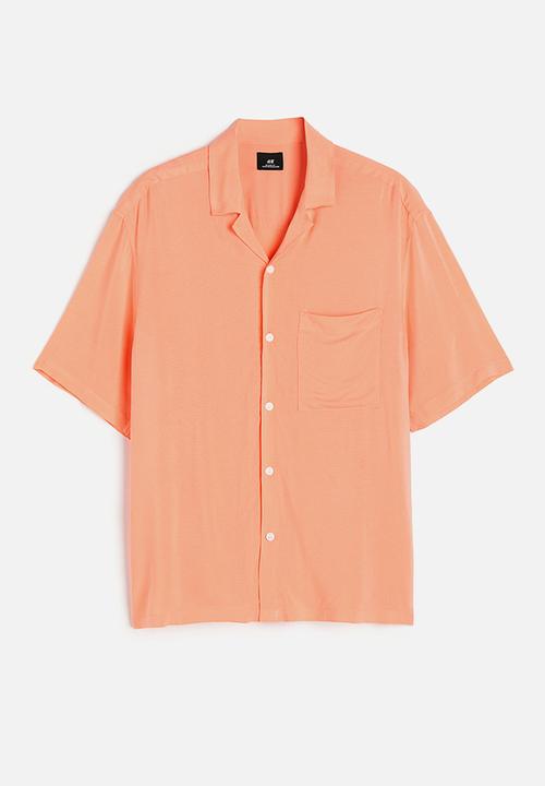 H&M - Relaxed fit resort shirt - apricot