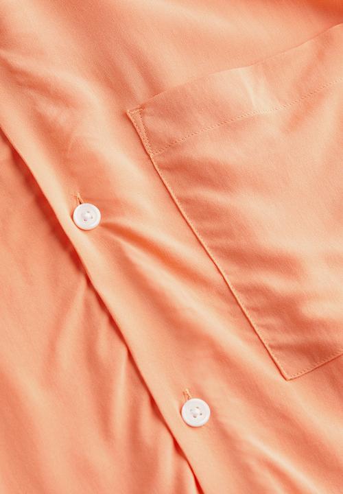 H&M - Relaxed fit resort shirt - apricot