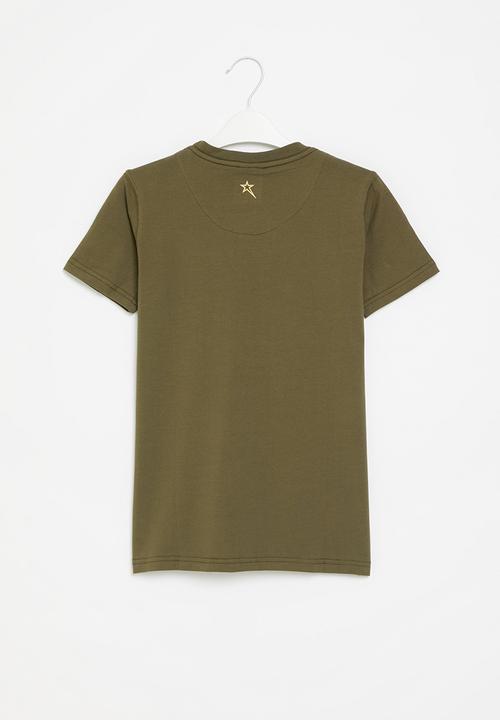 SOVIET - Boys fashion tee - olive