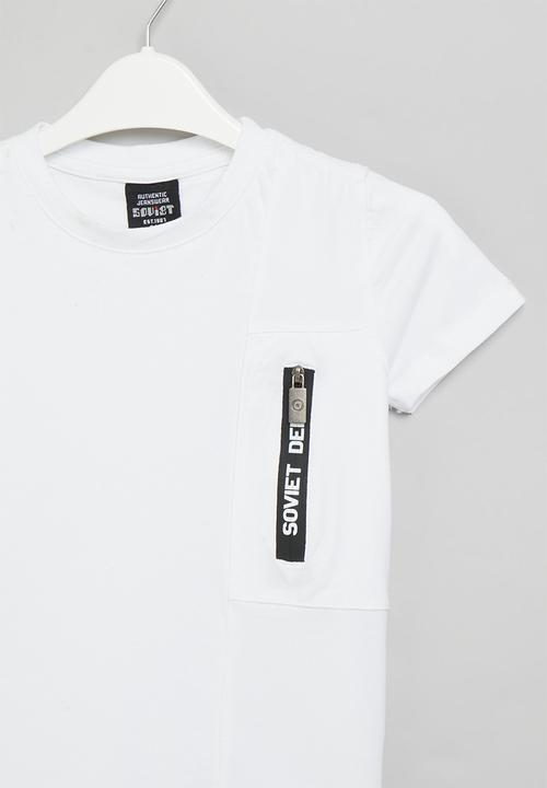 SOVIET - Boys fashion tee - white