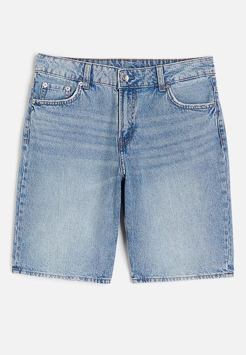 H&M - Bermuda low shorts - denim blue