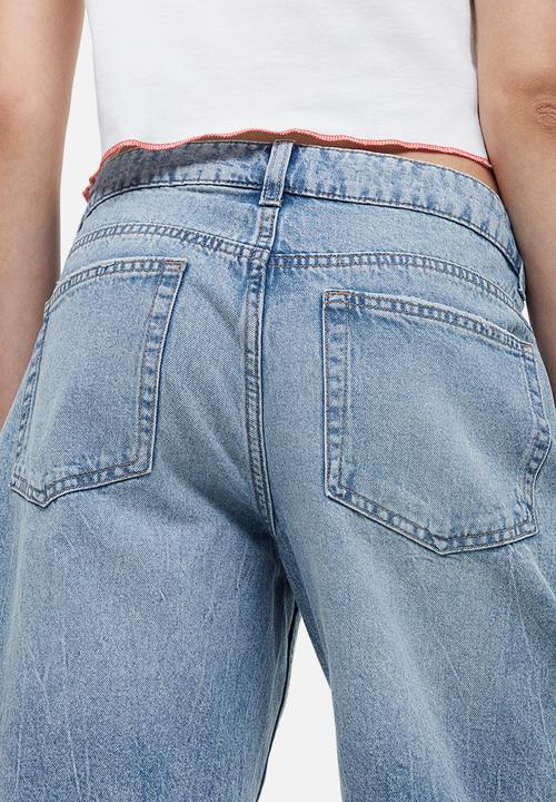 H&M - Bermuda low shorts - denim blue