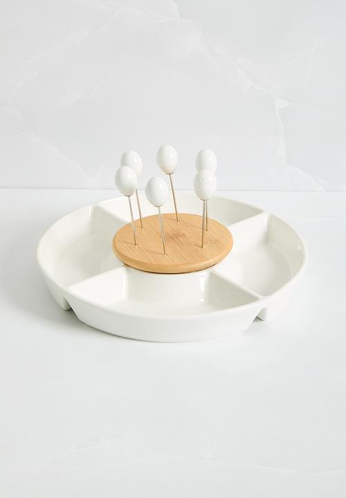 Excellent Houseware - Serving set - white
