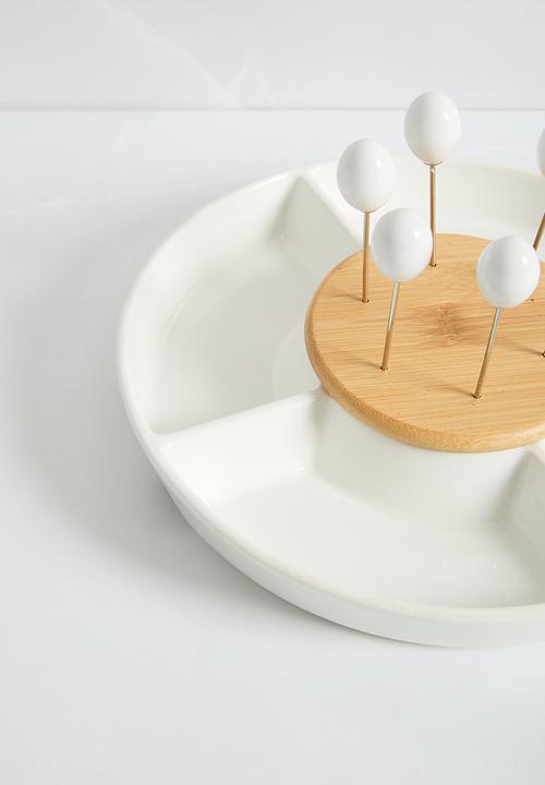 Excellent Houseware - Serving set - white