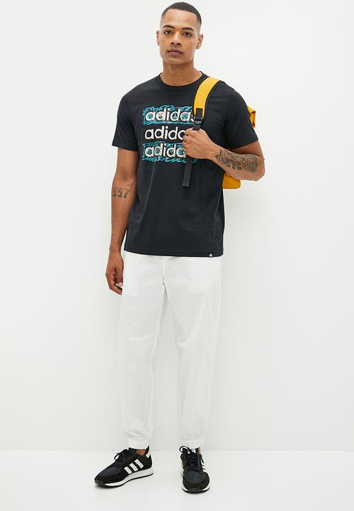 adidas Performance - M doodle mlt t - black