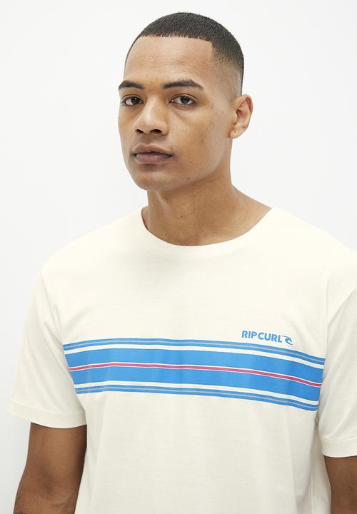 Rip Curl - Revival stripe tee - stone 