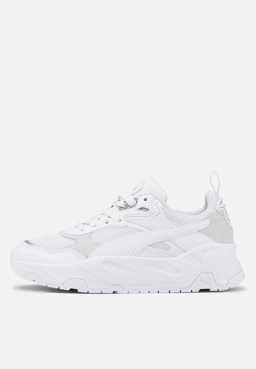 PUMA - Trinity jr - puma white-puma white-puma silver