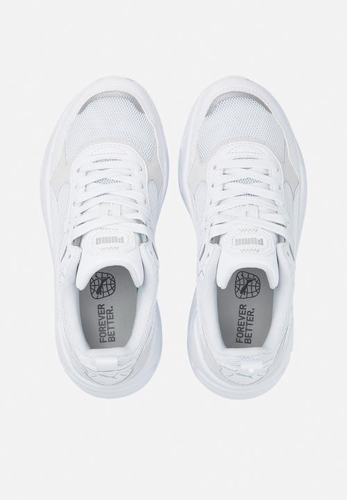 PUMA - Trinity jr - puma white-puma white-puma silver