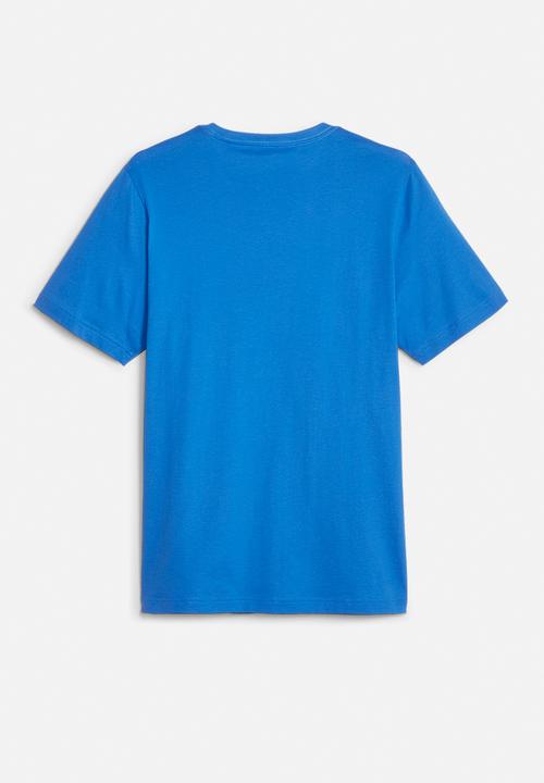 PUMA - Ess+ 2 col logo tee - blue