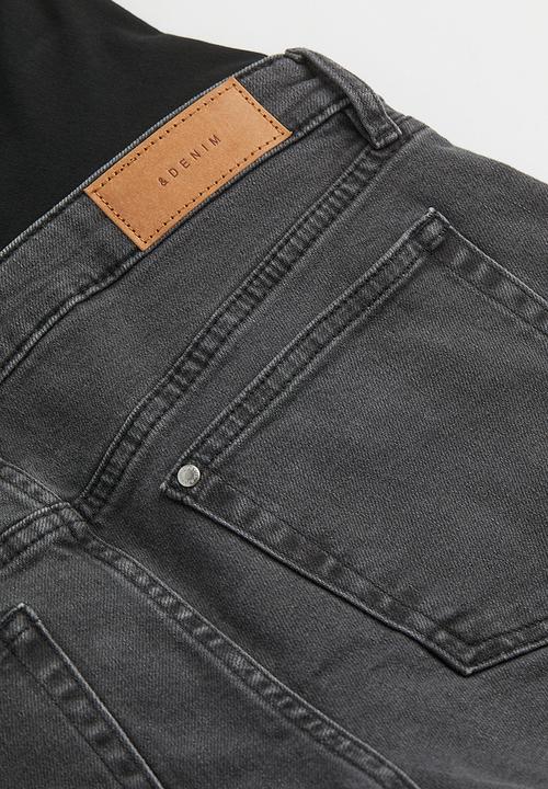 H&M - Mama vintage straight jeans - denim grey