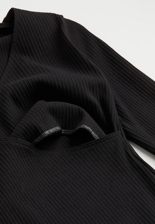 H&M - Mama before & after pregnancy/nursing dress - black
