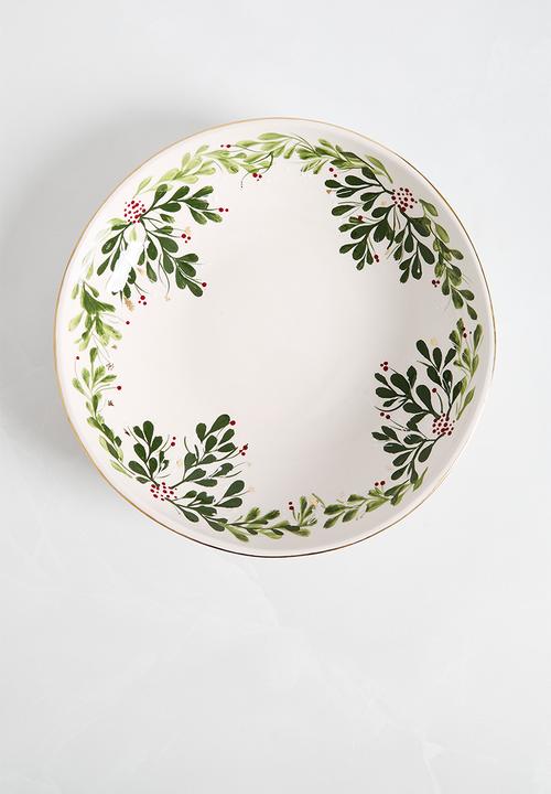 Urchin Art - Thistle Round Platter - Multi